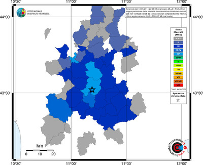 Mappa MCS - territori comuni