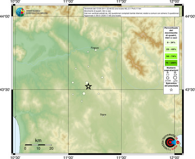 Mappa comuni con almeno 3 questionari