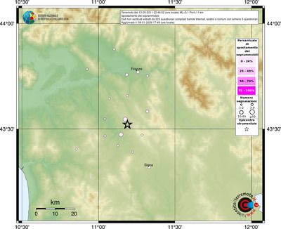 Mappa comuni con almeno 3 questionari