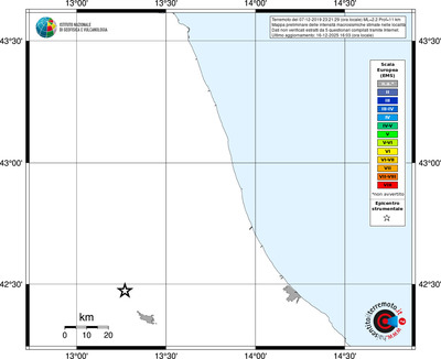 Mappa EMS - territori località