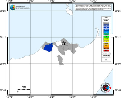 Mappa EMS - territori comuni