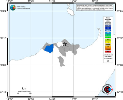 Mappa MCS - territori comuni