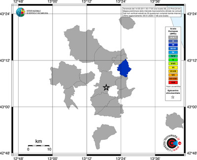 Mappa EMS - territori comuni