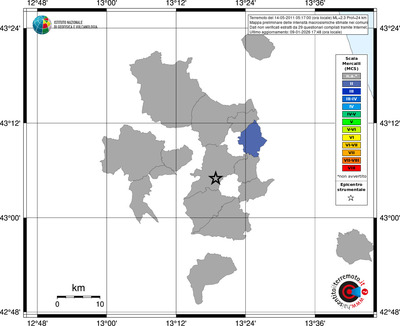 Mappa MCS - territori comuni