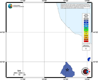 Mappa MCS - territori comuni