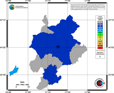 Mappa EMS - territori comuni