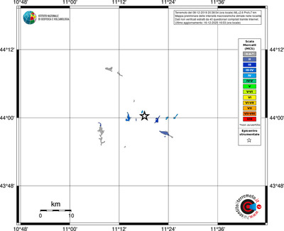 Mappa MCS - territori località
