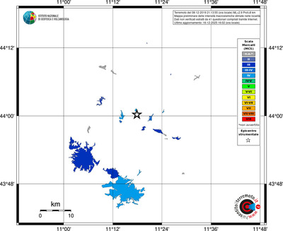 Mappa MCS - territori località