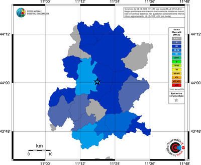 Mappa MCS - territori comuni