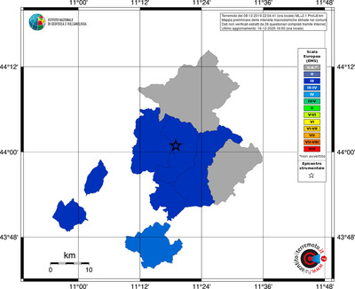 Mappa EMS - territori comuni