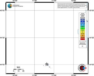 Mappa EMS - territori località