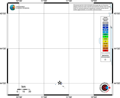 Mappa MCS - territori località