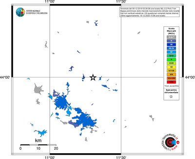Mappa MCS - territori località