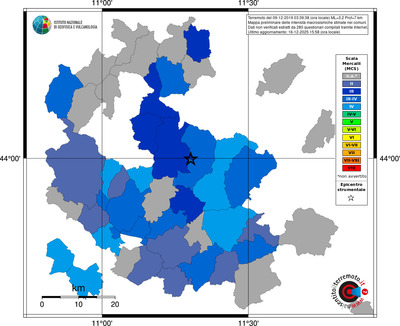 Mappa MCS - territori comuni