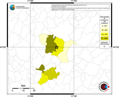 Mappa territorio comunale con almeno 3 questionari