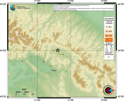 Mappa comuni con almeno 3 questionari
