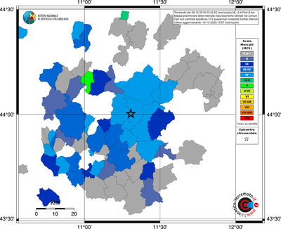 Mappa MCS - territori comuni