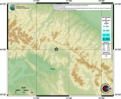 Mappa comuni con almeno 3 questionari