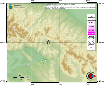 Mappa comuni con almeno 3 questionari