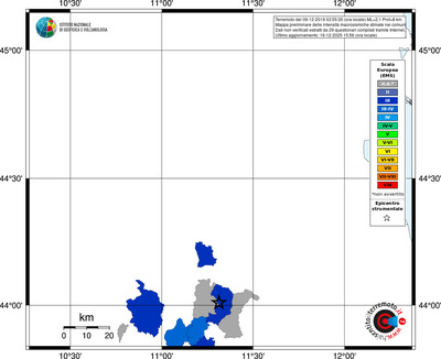 Mappa EMS - territori comuni