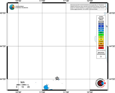 Mappa MCS - territori località