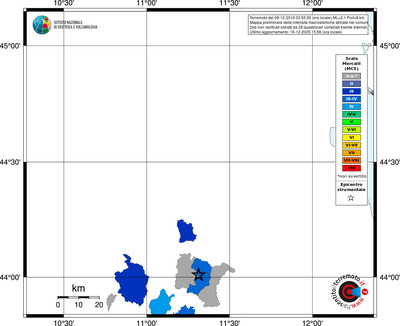 Mappa MCS - territori comuni
