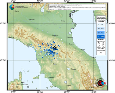 Mappa comuni con almeno 3 questionari