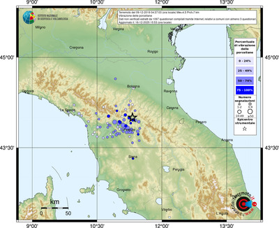 Mappa comuni con almeno 3 questionari