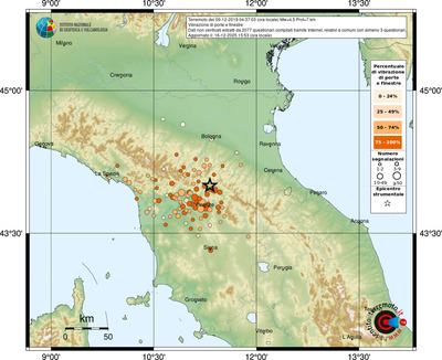Mappa comuni con almeno 3 questionari