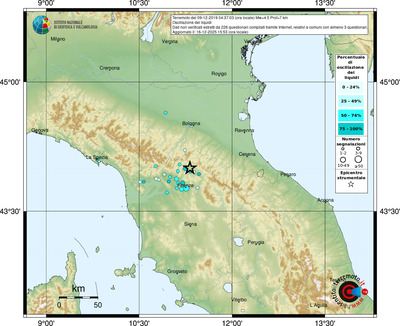 Mappa comuni con almeno 3 questionari
