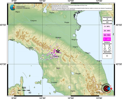 Mappa comuni con almeno 3 questionari