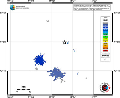 Mappa MCS - territori località