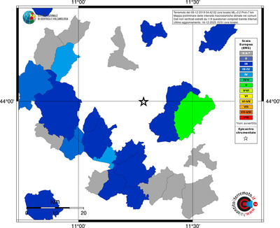 Mappa EMS - territori comuni