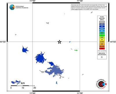 Mappa MCS - territori località