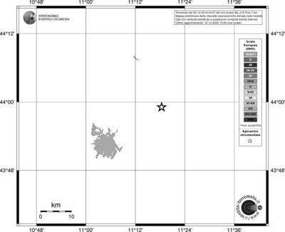 Mappa EMS - territori località