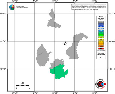 Mappa EMS - territori comuni