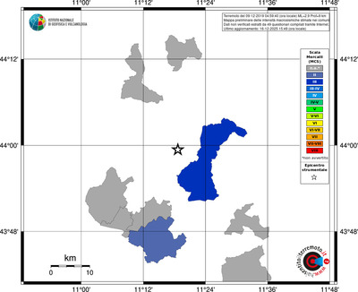 Mappa MCS - territori comuni