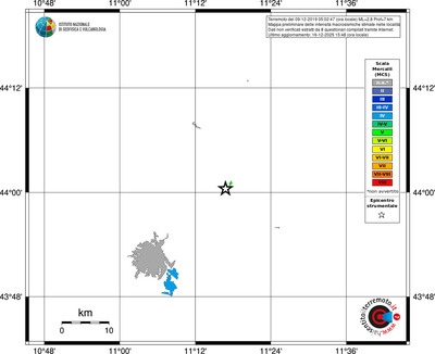 Mappa MCS - territori località