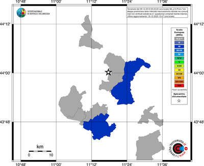 Mappa EMS - territori comuni