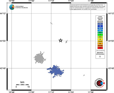Mappa MCS - territori località