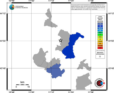 Mappa MCS - territori comuni