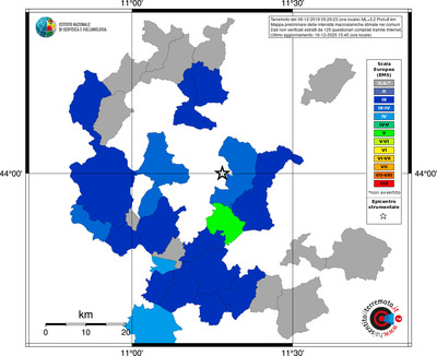 Mappa EMS - territori comuni