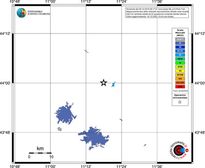 Mappa MCS - territori località