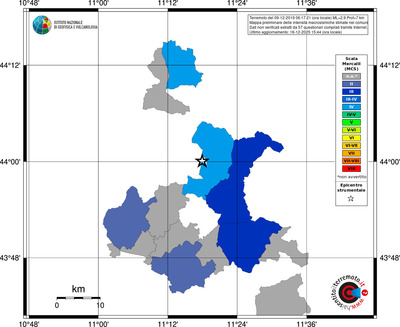 Mappa MCS - territori comuni