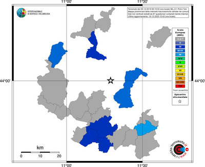 Mappa EMS - territori comuni