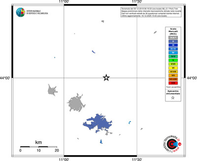 Mappa MCS - territori località