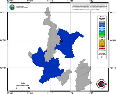 Mappa EMS - territori comuni