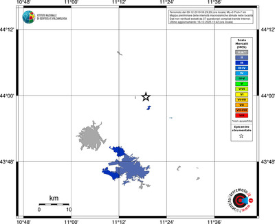 Mappa MCS - territori località
