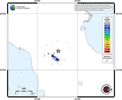 Mappa EMS - territori località