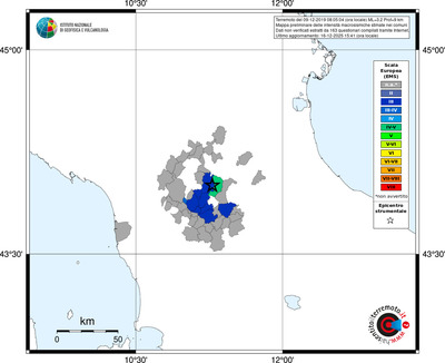 Mappa EMS - territori comuni